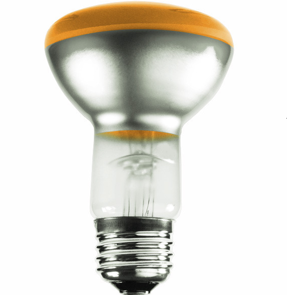 LED R20 Flood Light Bulb - Amber