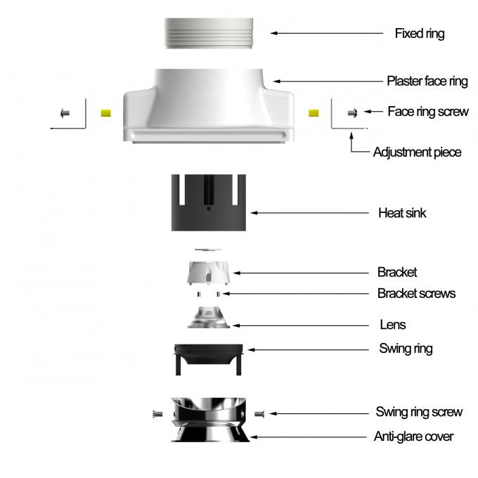 Plaster Anti Glare LED Downlight(图3)