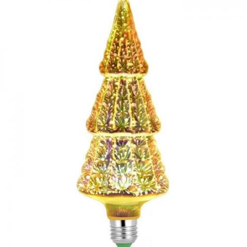 Christmas Tree 3D Firework E26 Light Bulb