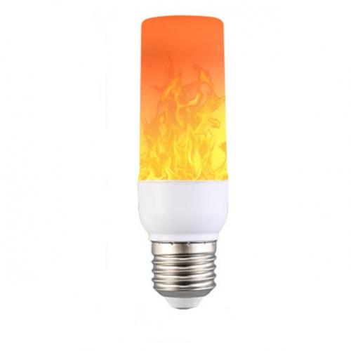 Cylinder light bulb LED Flame lamp