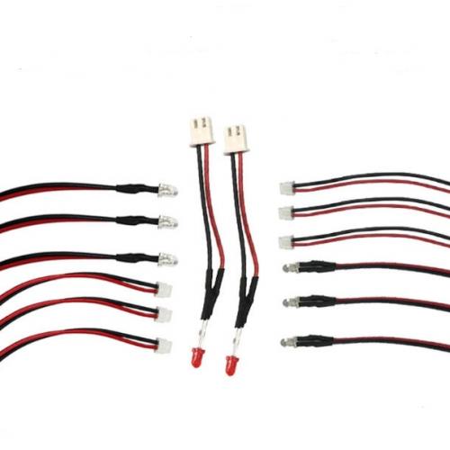 F3 Color LED Bulb with Wire Harness