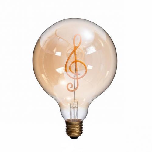 Music Note Decor LED Edison Filament Bulb
