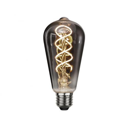 Smoky Grey ST64 Edison Soft LED Filament Bulb